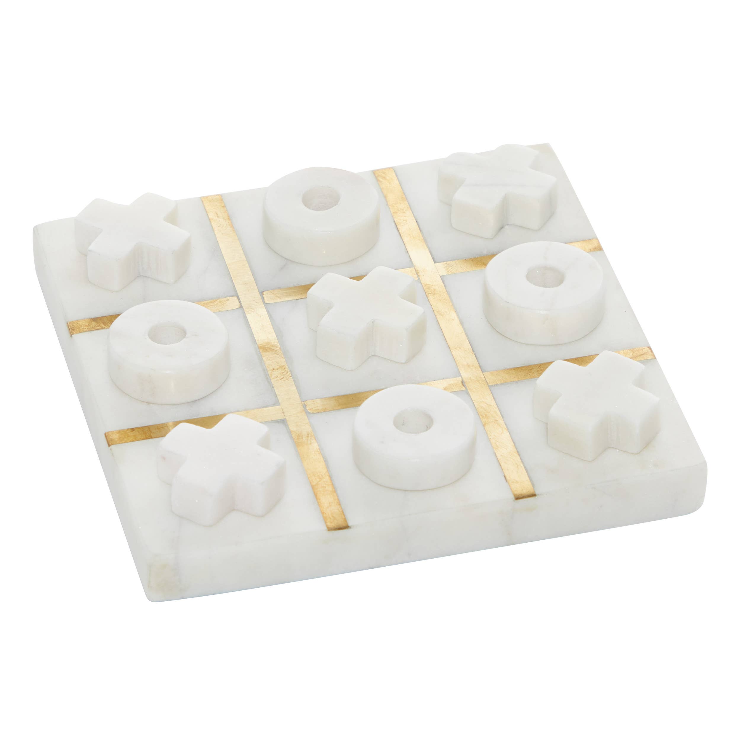 White Marble Game Set