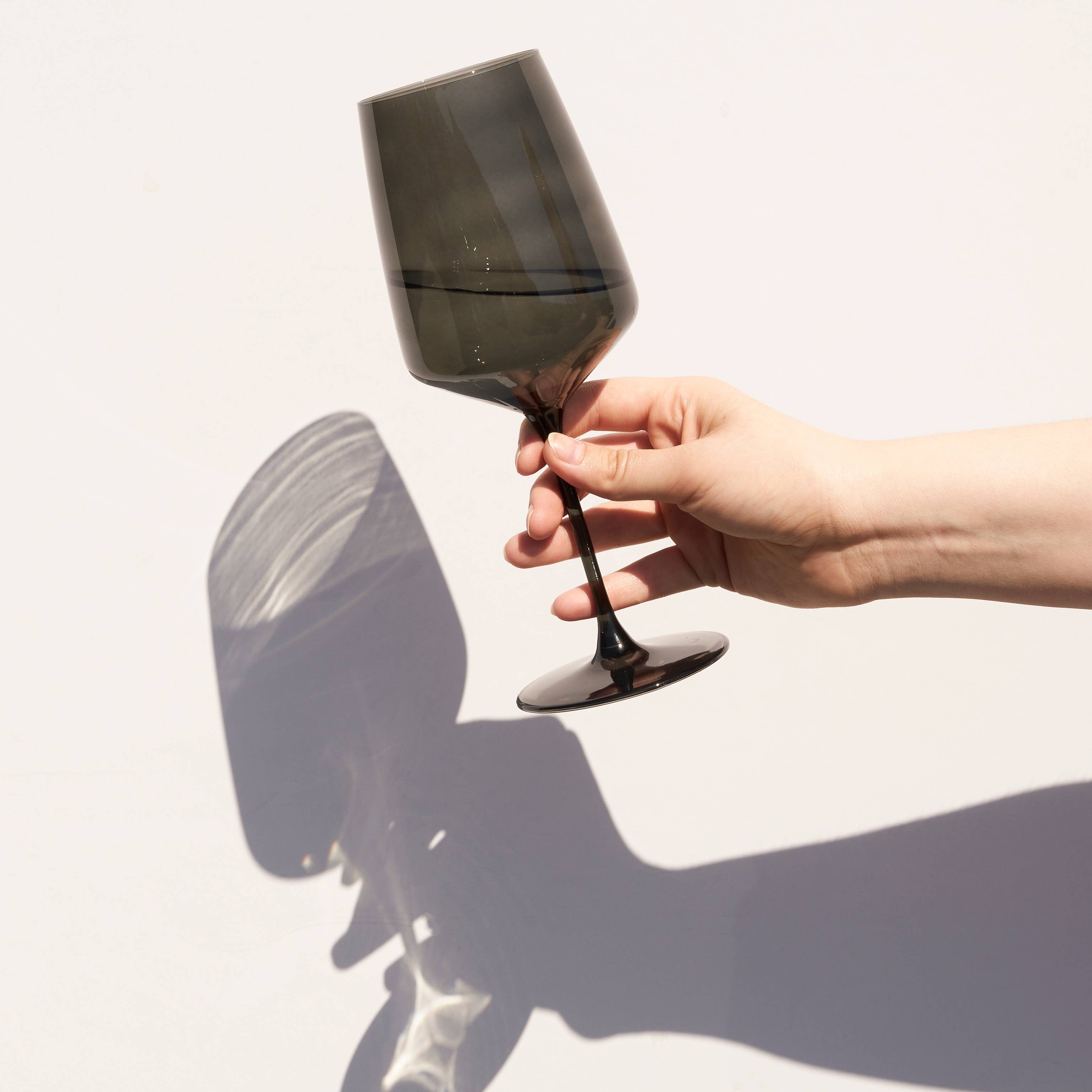 Nouveau Crystal Wine Glasses