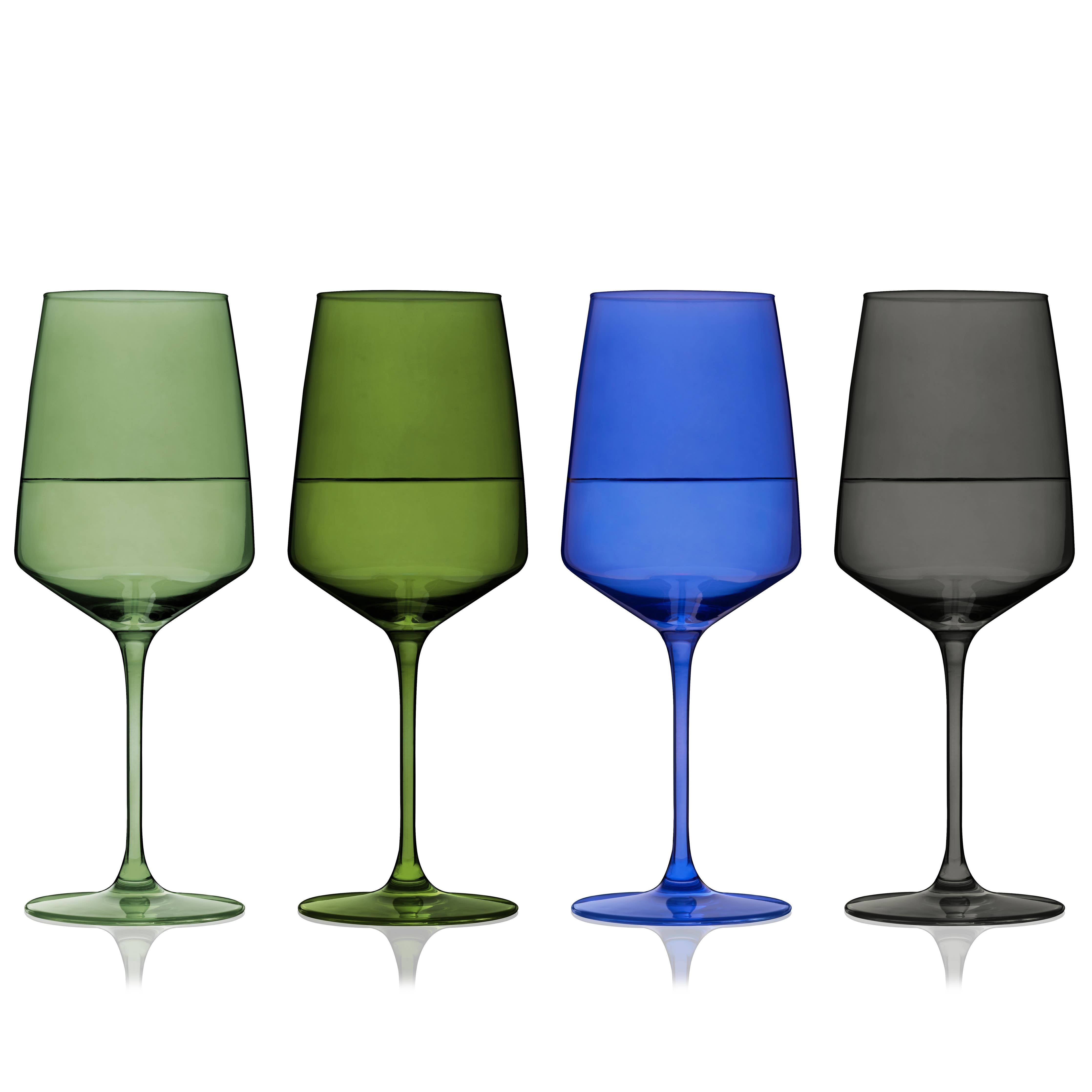 Nouveau Crystal Wine Glasses
