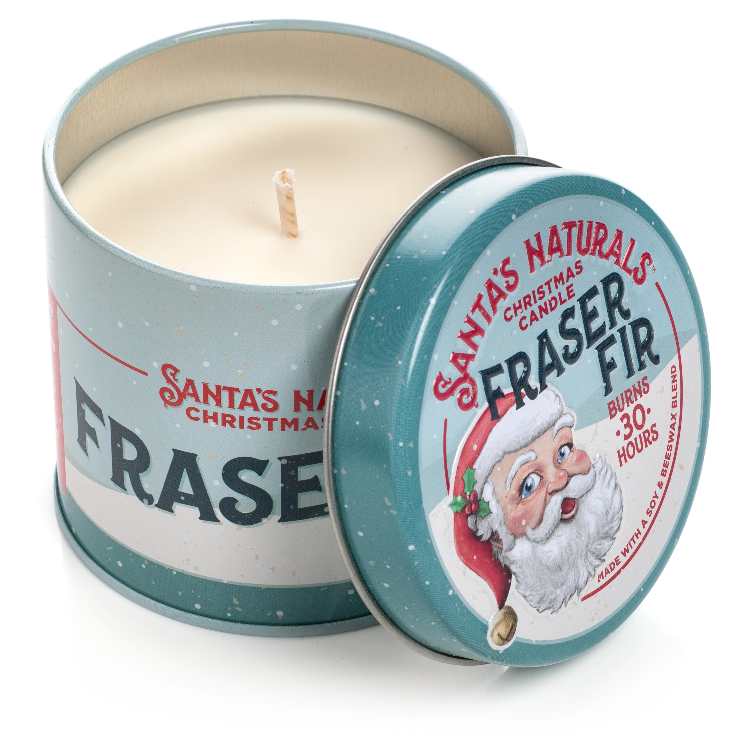 Fraser Fir Natural Christmas Candles