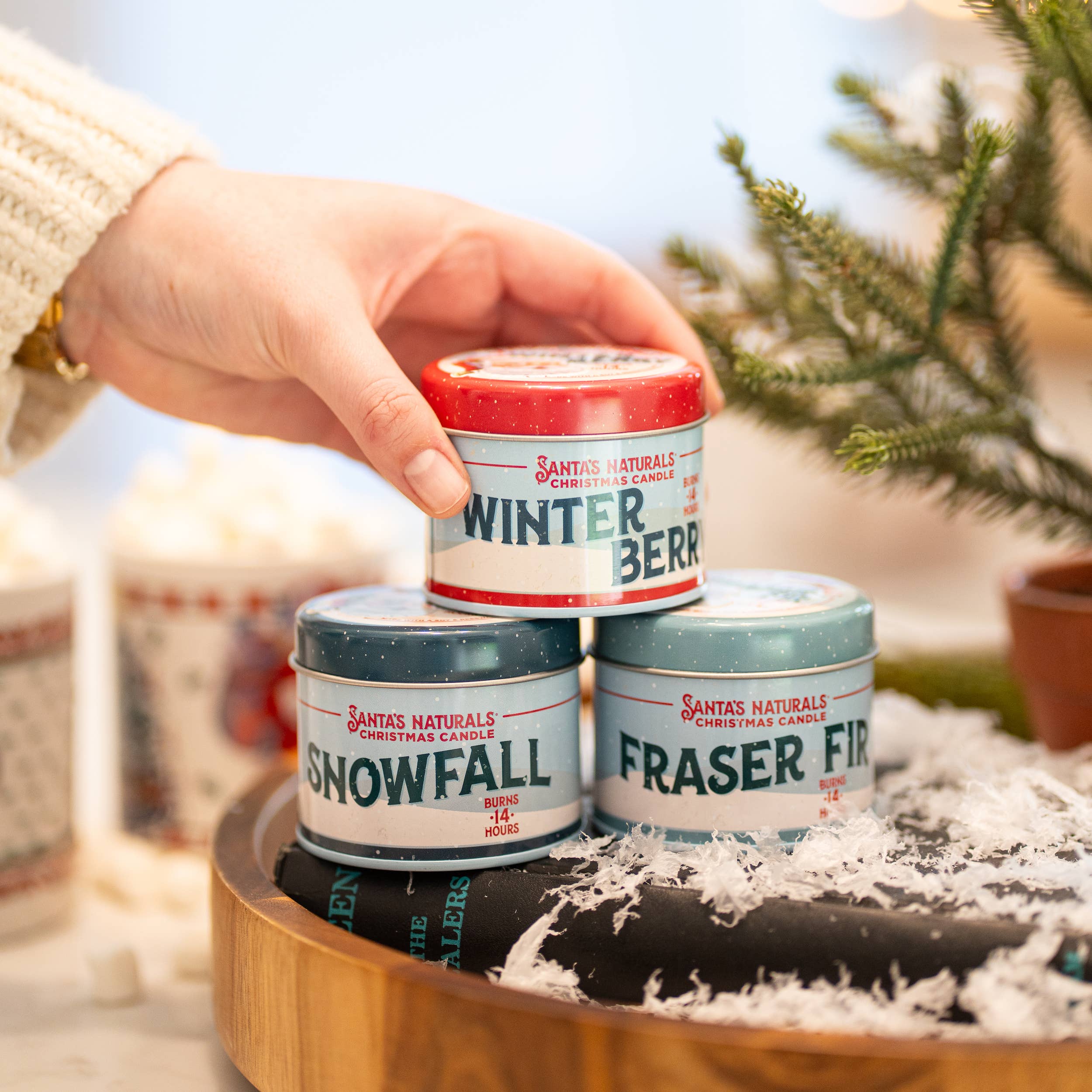 Natural Christmas Candle Discovery Set