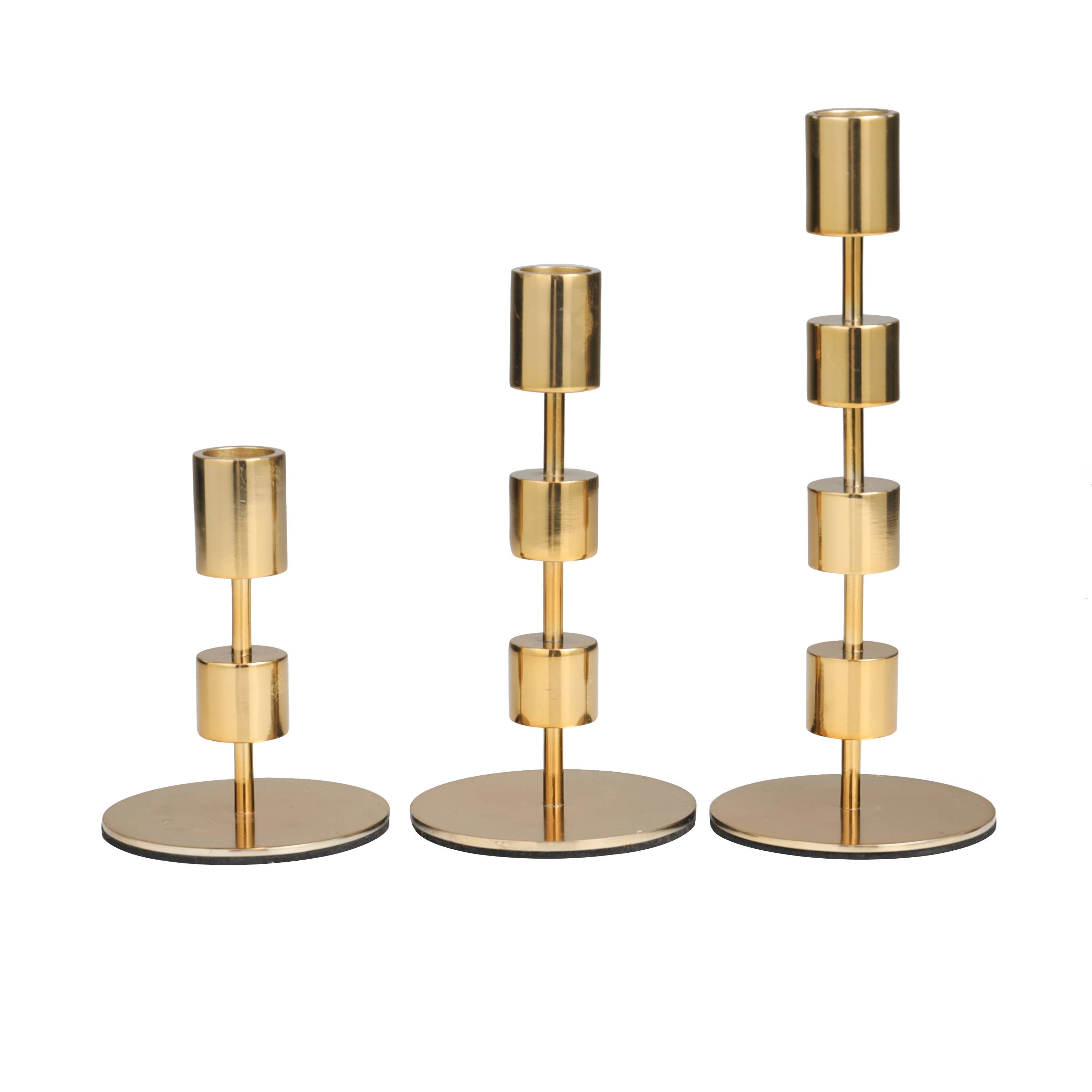 Contemporary Metal Candle Holders