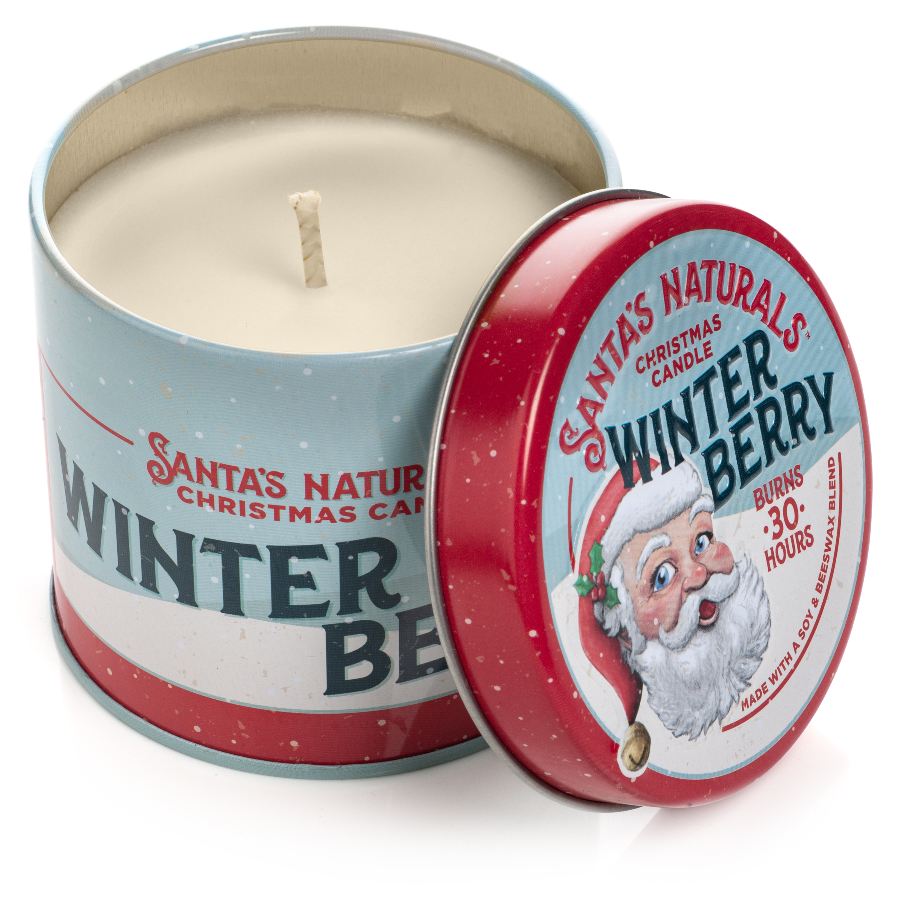 Winter Berry Natural Christmas Candle