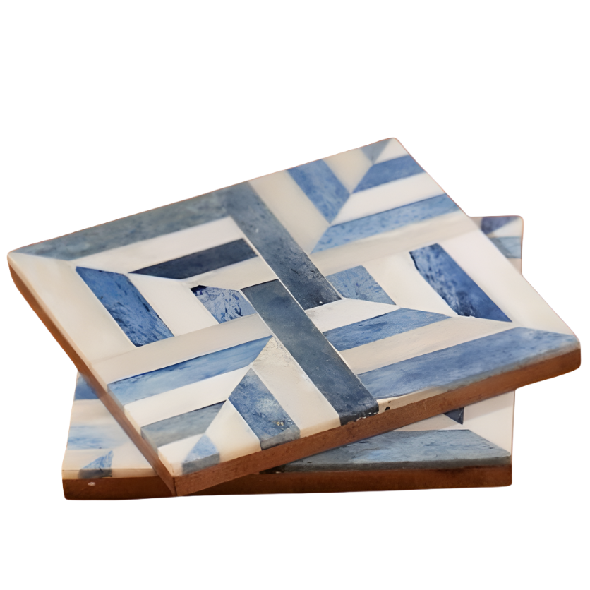 Flip Inlay Bone Coaster