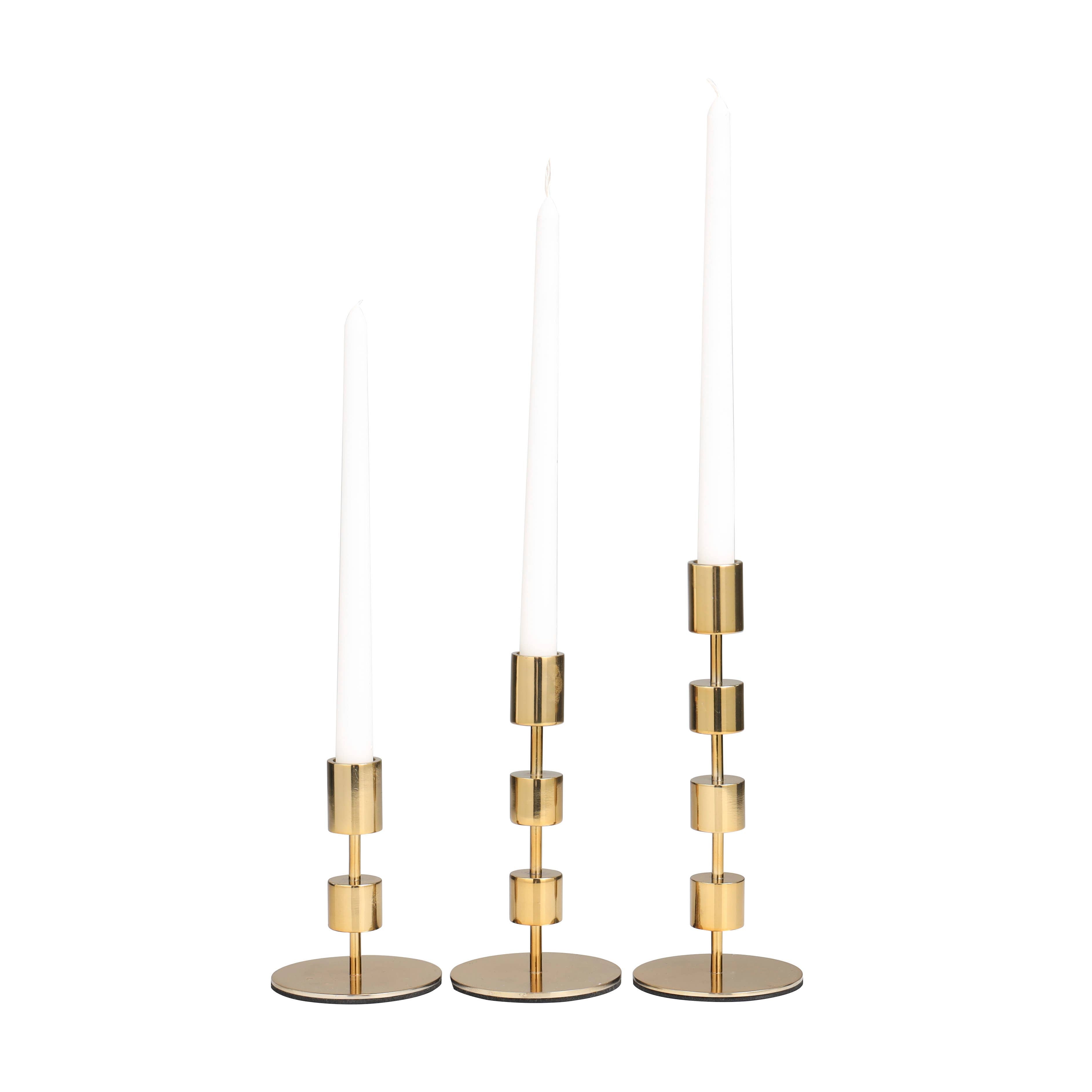 Contemporary Metal Candle Holders