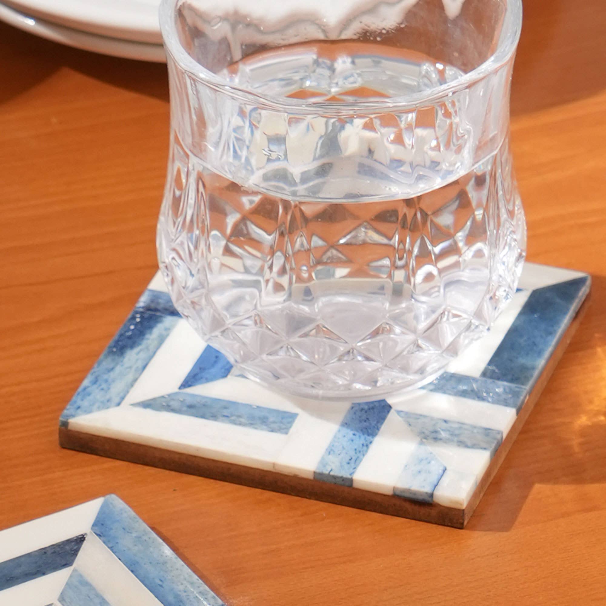 Flip Inlay Bone Coaster