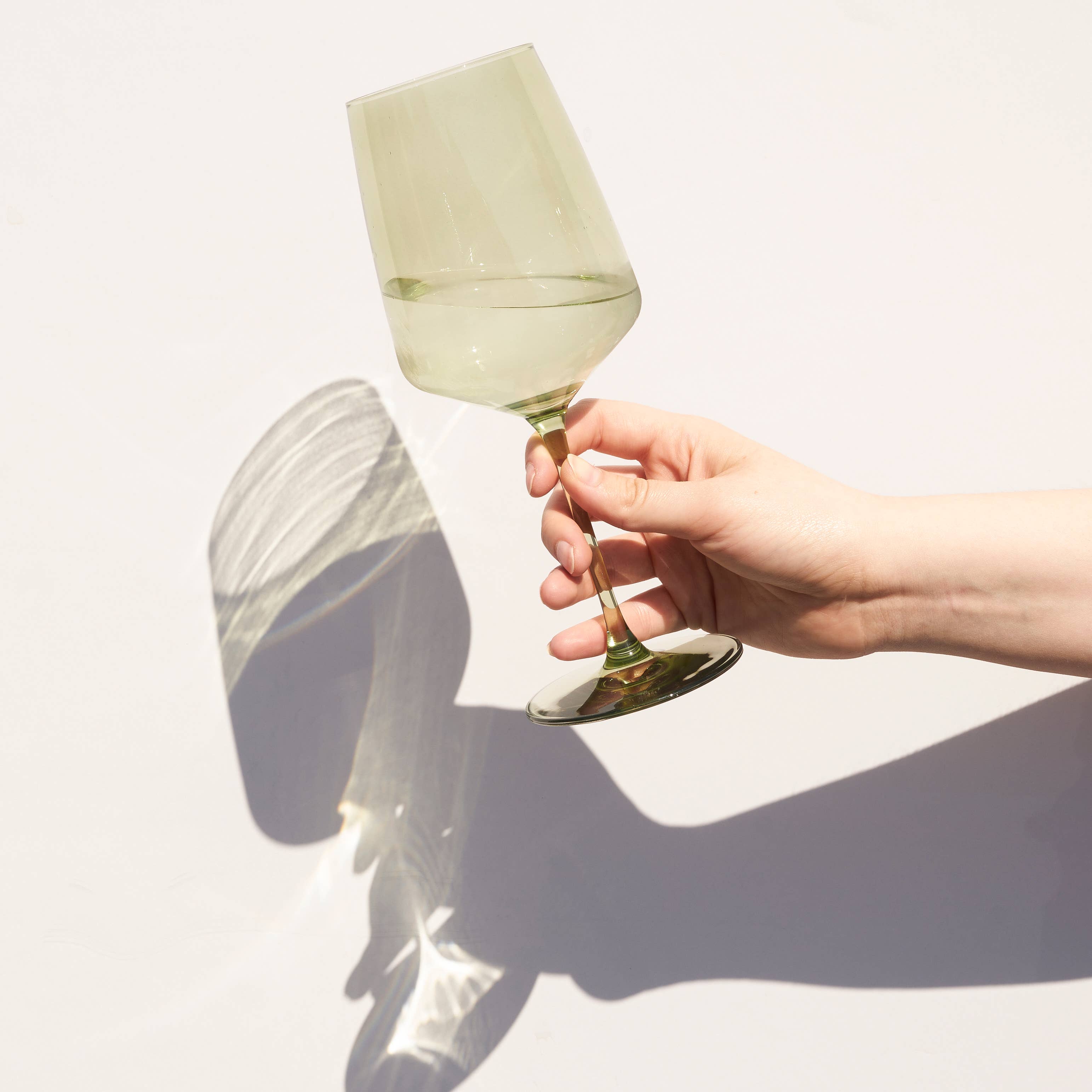 Nouveau Crystal Wine Glasses