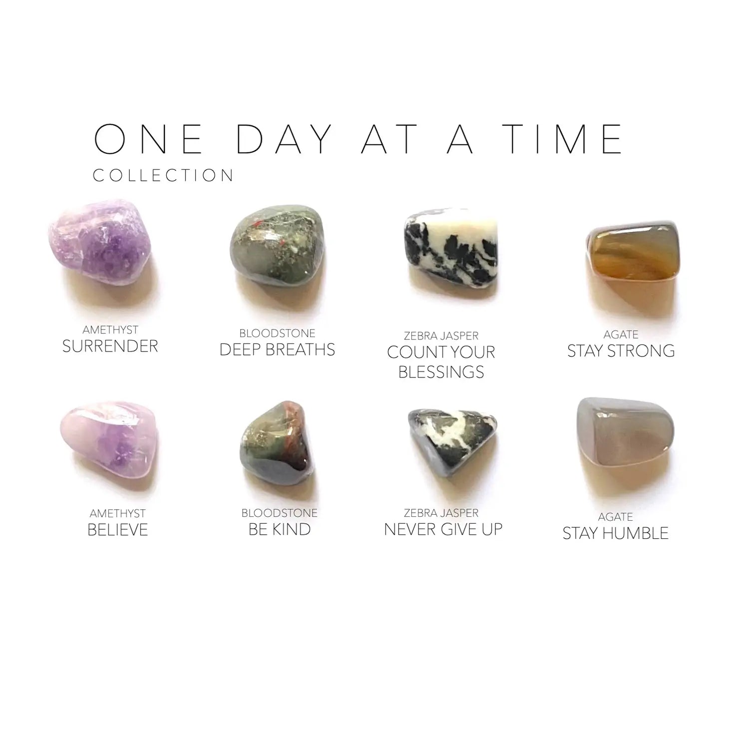 One Day at a Time Crystal Box