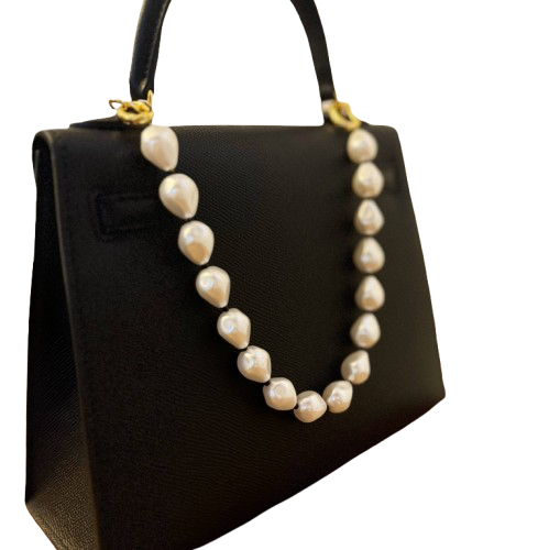 Pearl And Bead Bag Charm