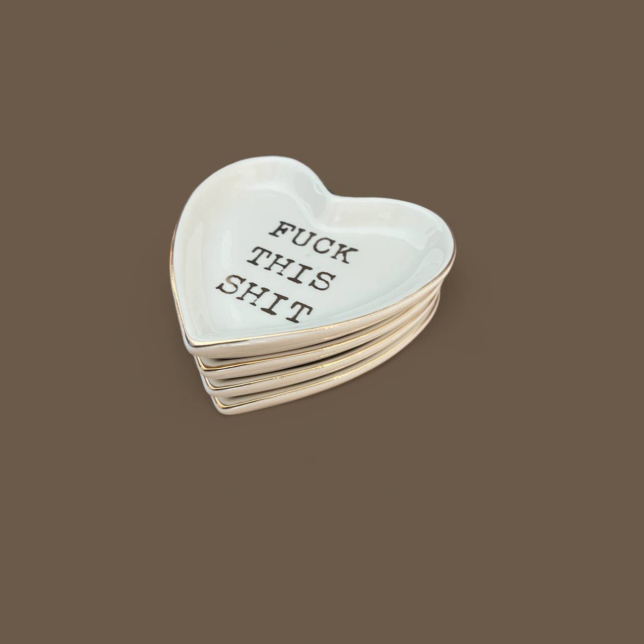 “Fuck This Shit” Ceramics Trinket Boho Jewelery Dish