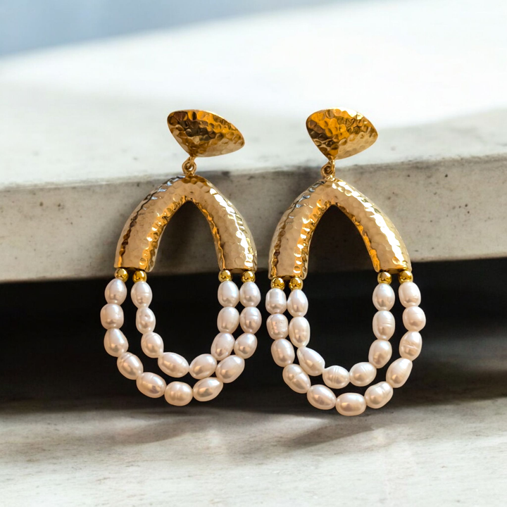 Pearl Chandelier Earrings