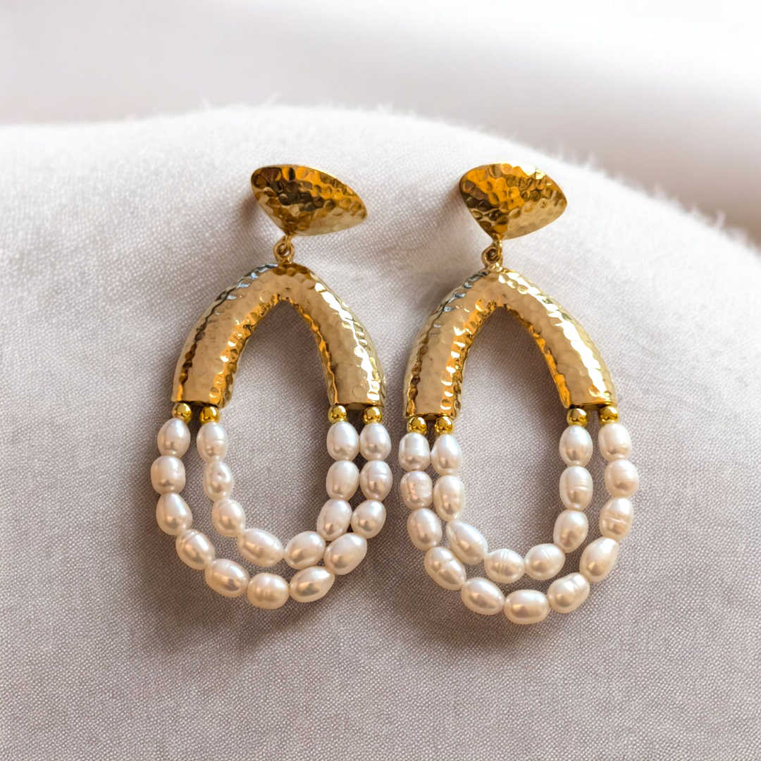 Pearl Chandelier Earrings