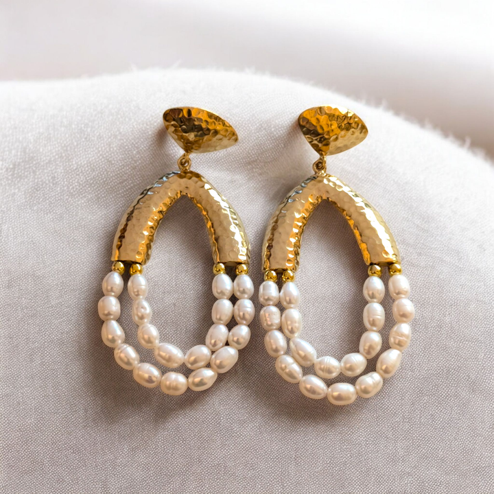 Pearl Chandelier Earrings