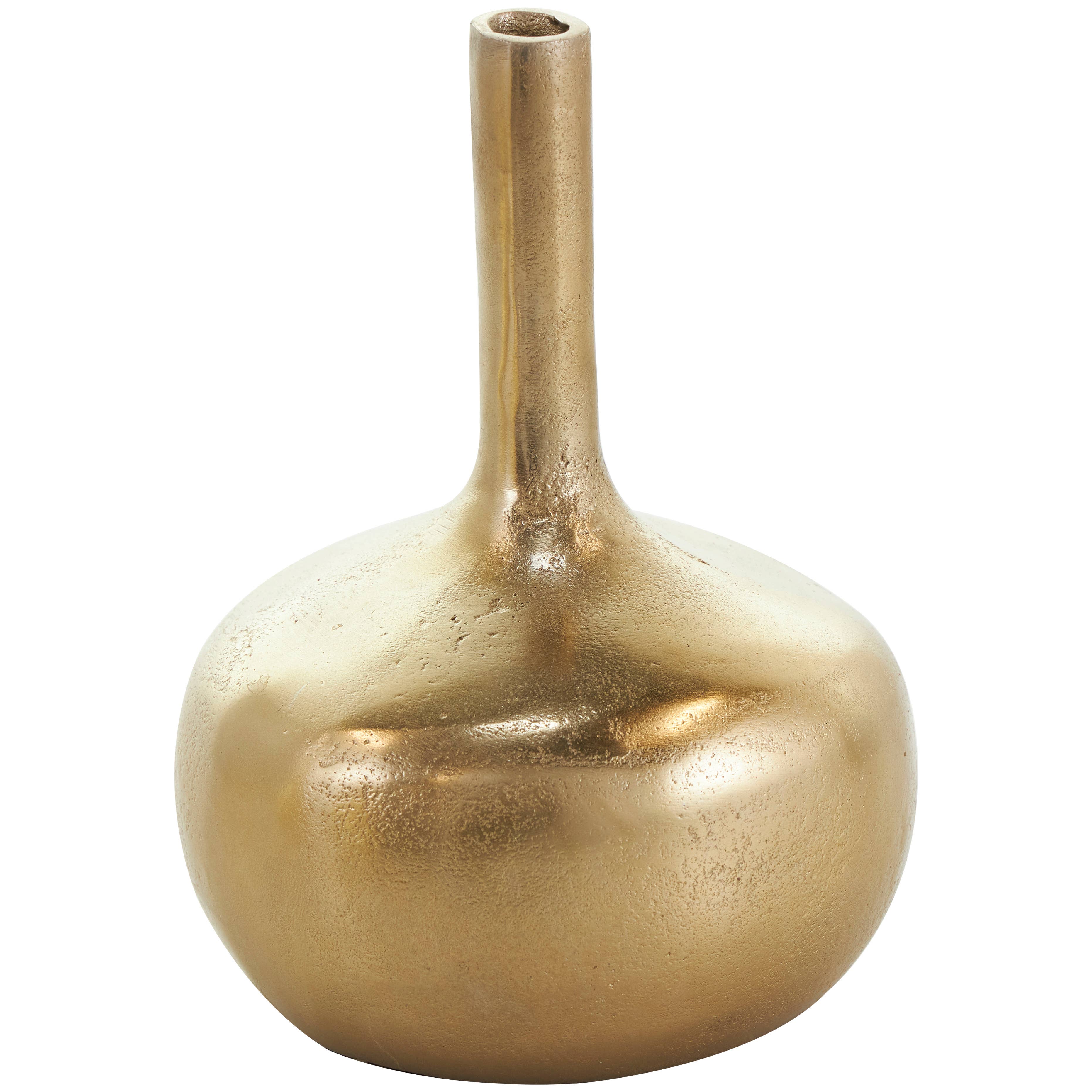 Glam Gold Metal Vase