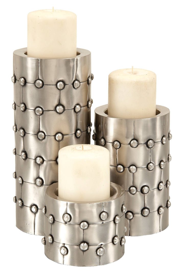 Industrial Metal Candle Holder