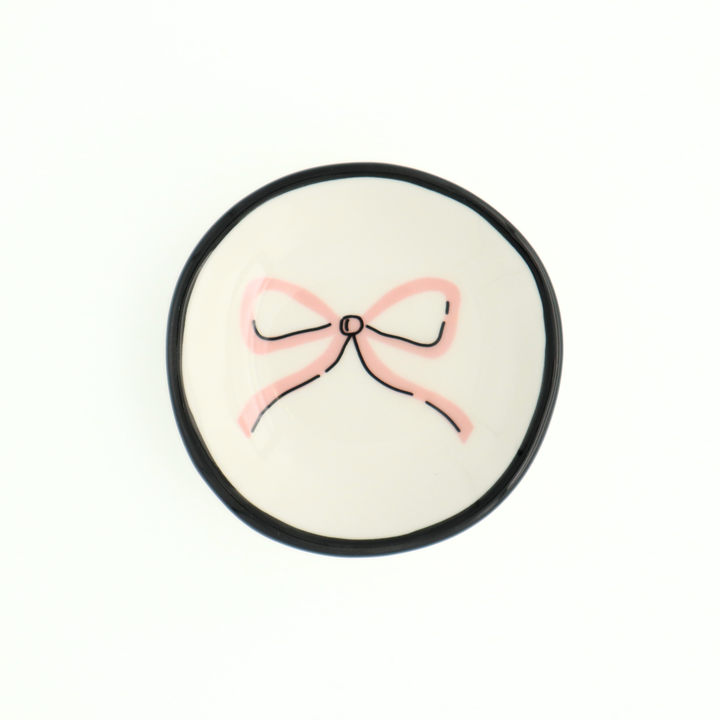Pink Bow Ring Dish