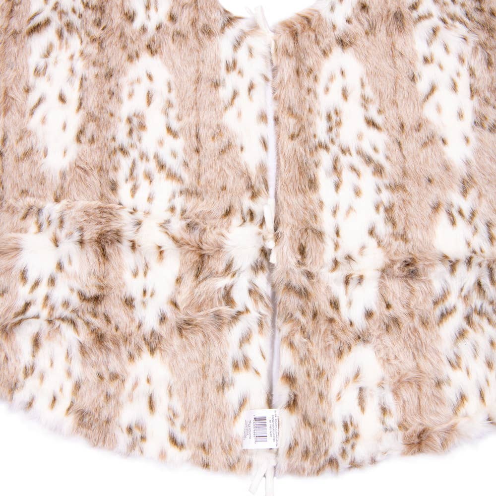 Celine Iberian Faux Fur Tree Skirt