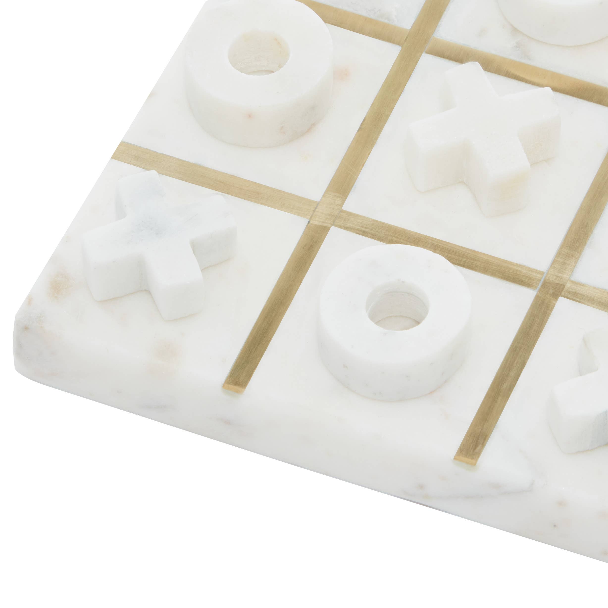 White Marble Game Set