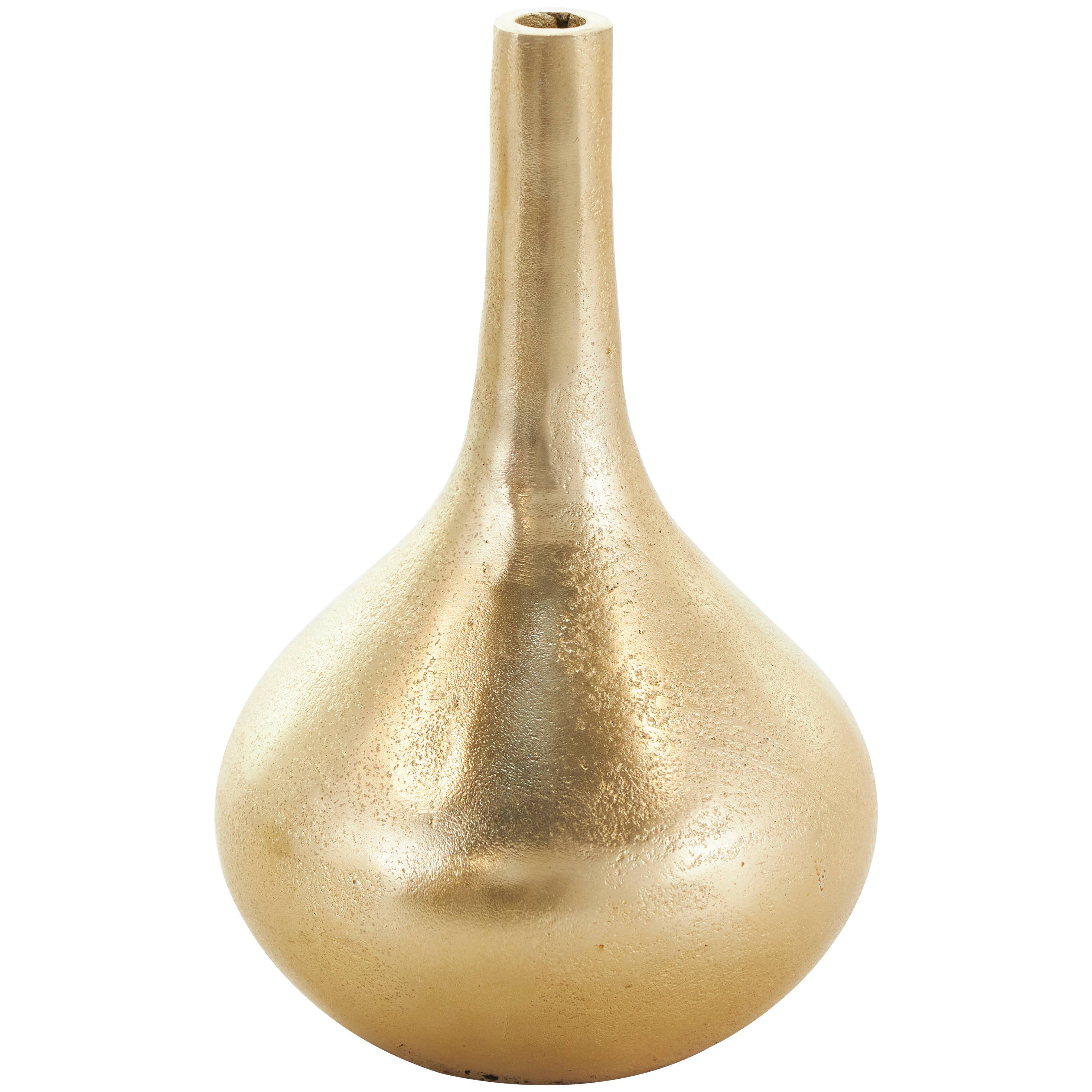 Glam Gold Metal Vase