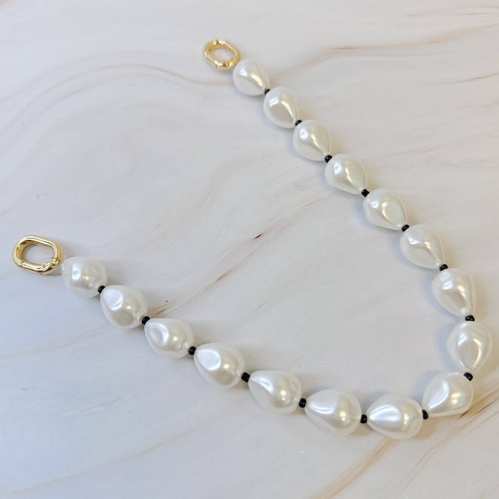Pearl And Bead Bag Charm
