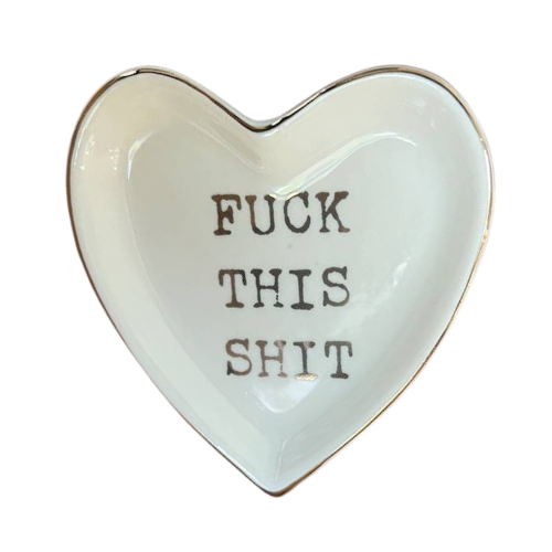 “Fuck This Shit” Ceramics Trinket Boho Jewelery Dish