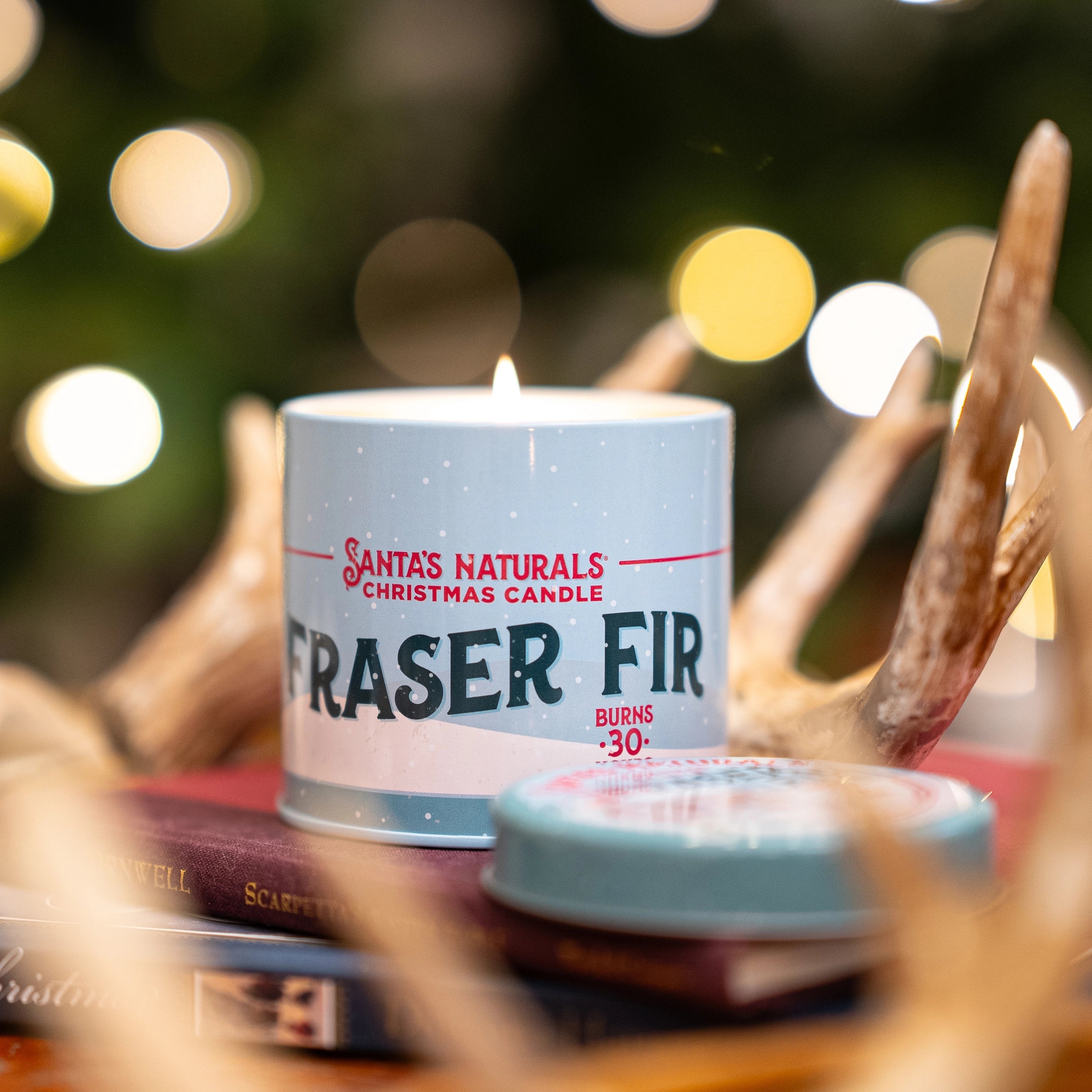 Fraser Fir Natural Christmas Candles