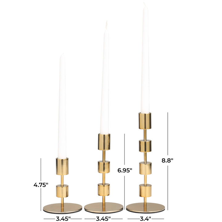 Contemporary Metal Candle Holders