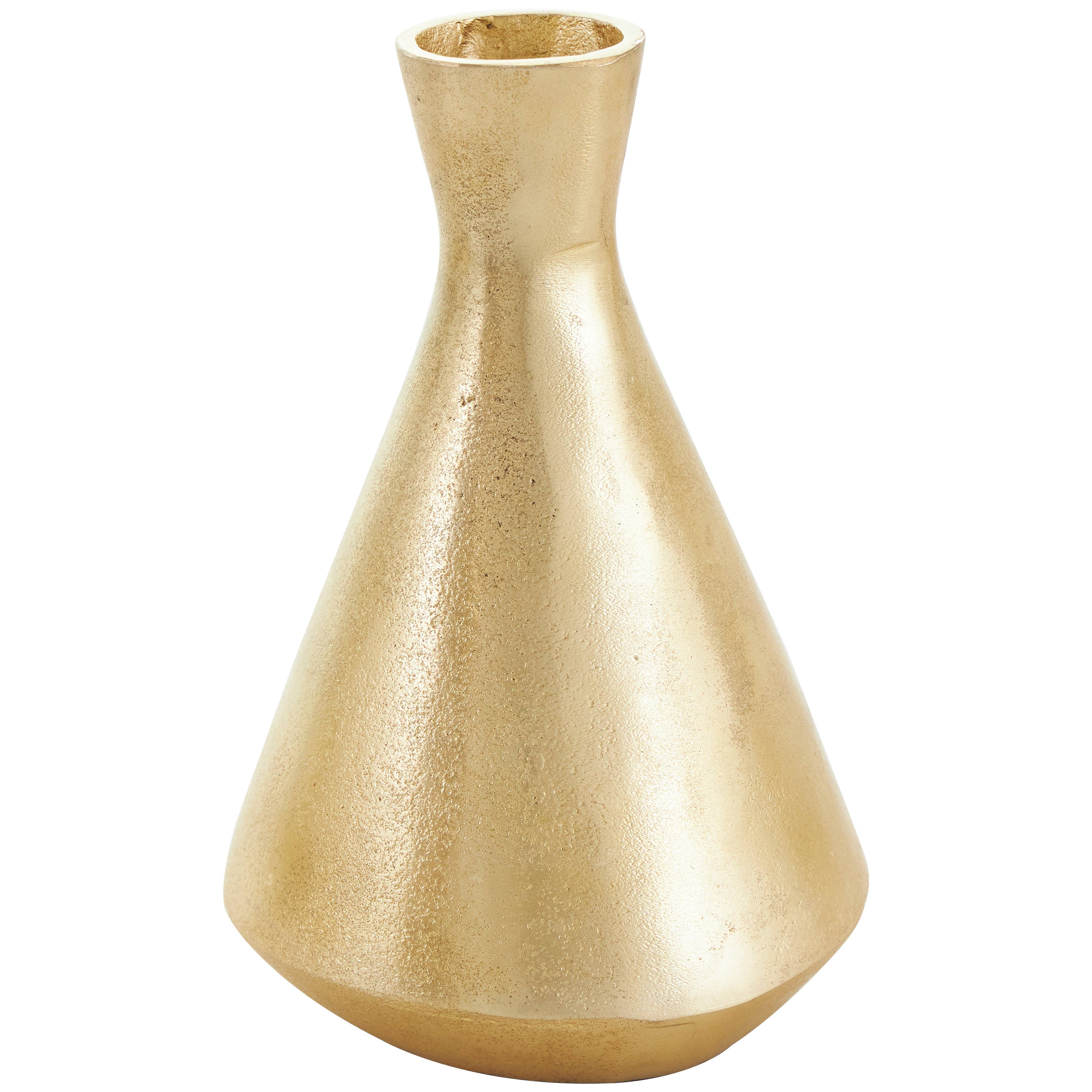 Glam Gold Metal Vase