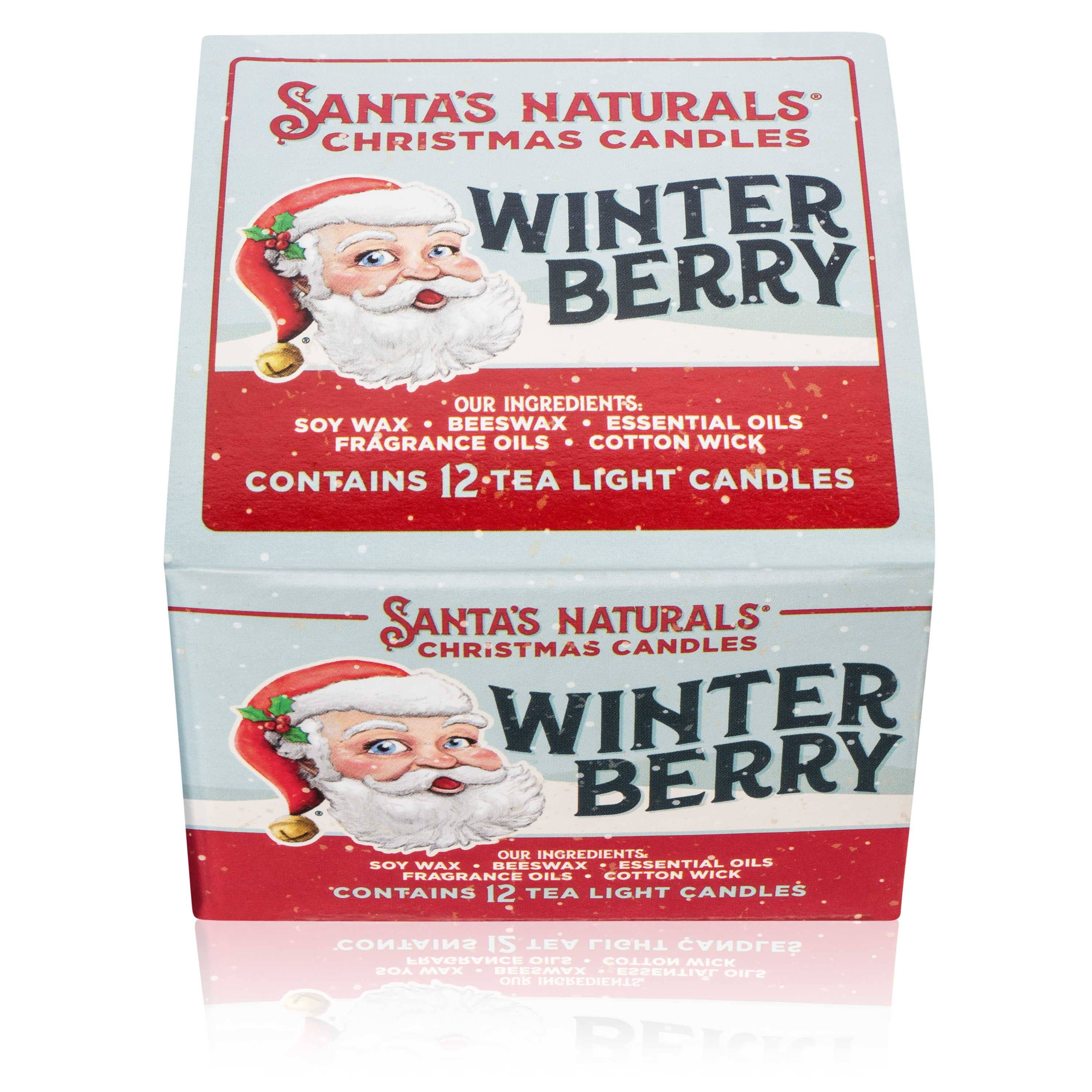 Winter Berry Natural Christmas Candle