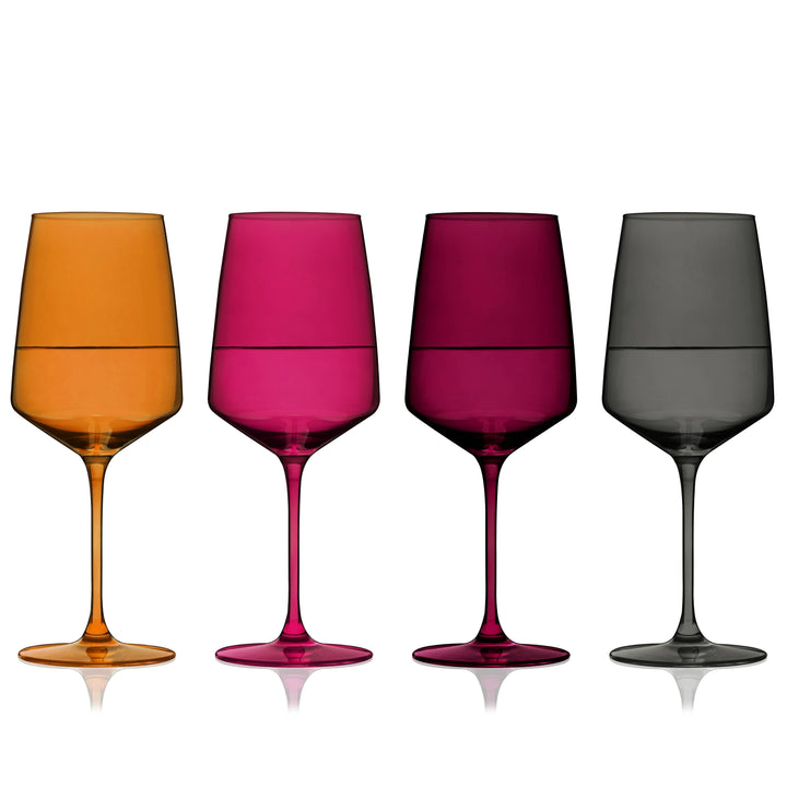 Nouveau Crystal Wine Glasses