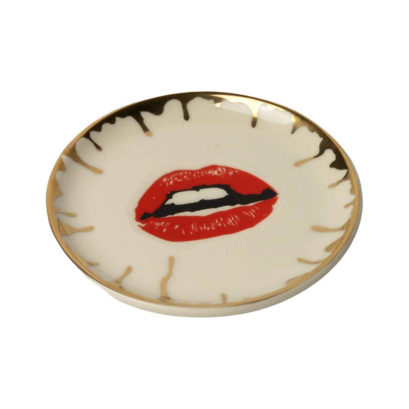 Bitch Round Ceramic Trinket Dish