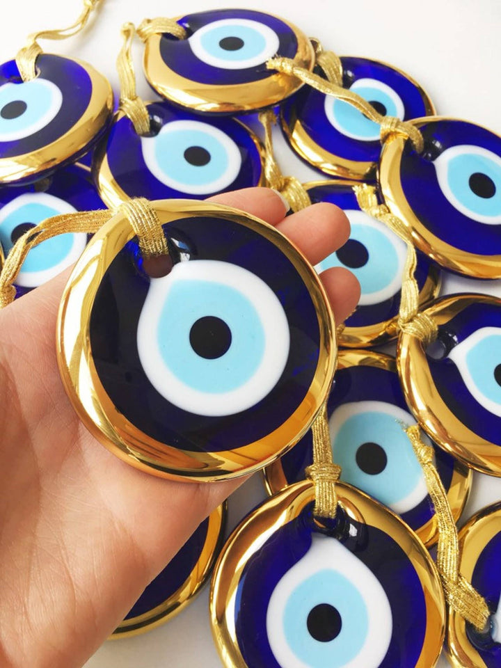 Gold Evil Eye Bead