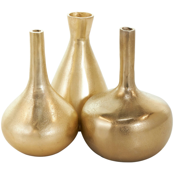 Glam Gold Metal Vase