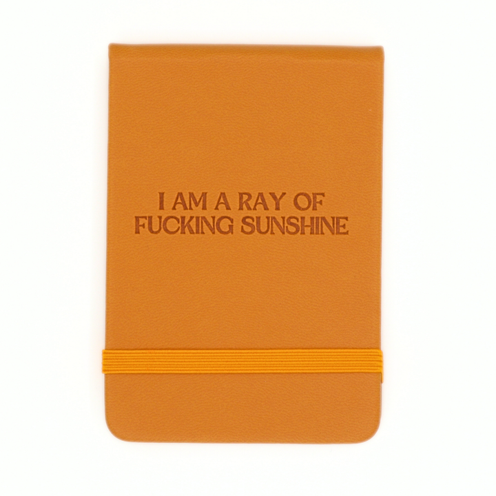 I Am a Ray Of Fucking Sunshine - Leatherette Pocket Journal