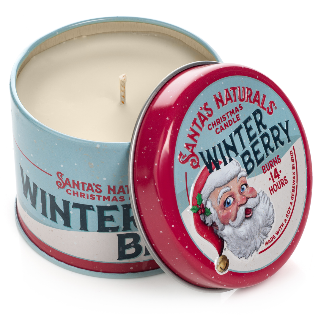 Winter Berry Natural Christmas Candle