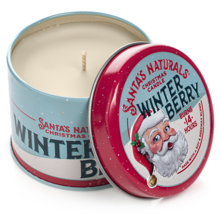 Winter Berry Natural Christmas Candle