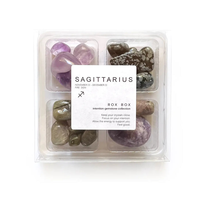 Sagittarius Zodiac Crystal Box