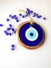 Gold Evil Eye Bead