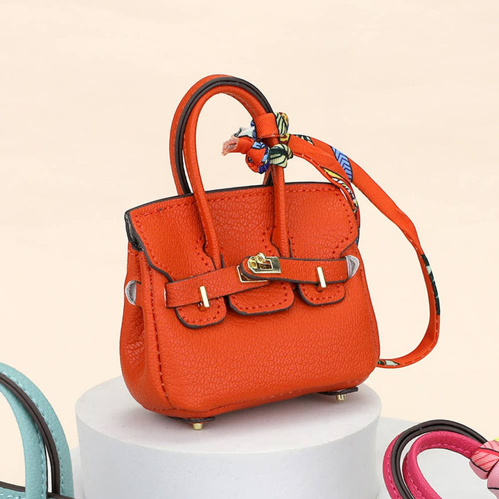 Faux Leather Mini Purse / Bag Charm