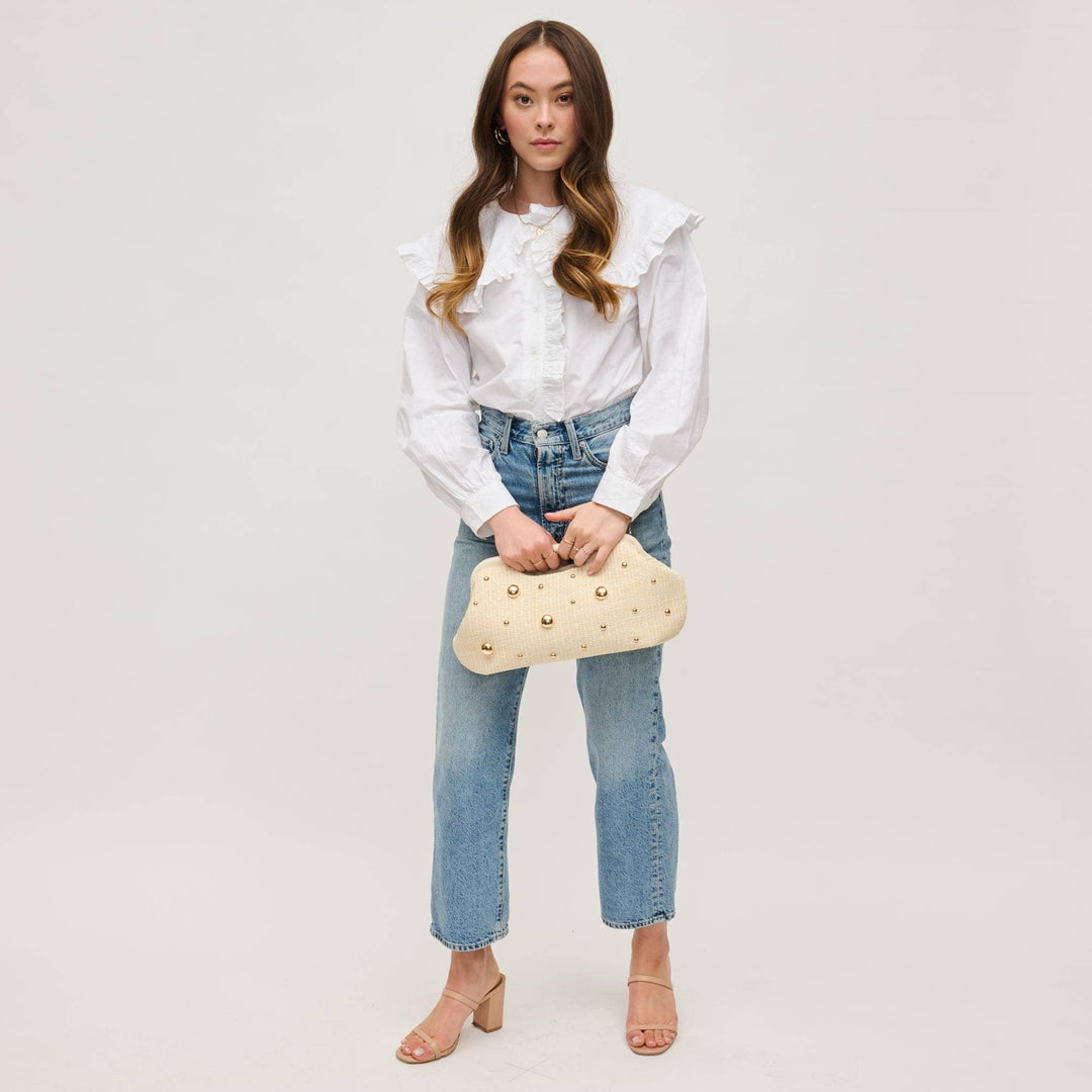 Mallory Studded Clutch