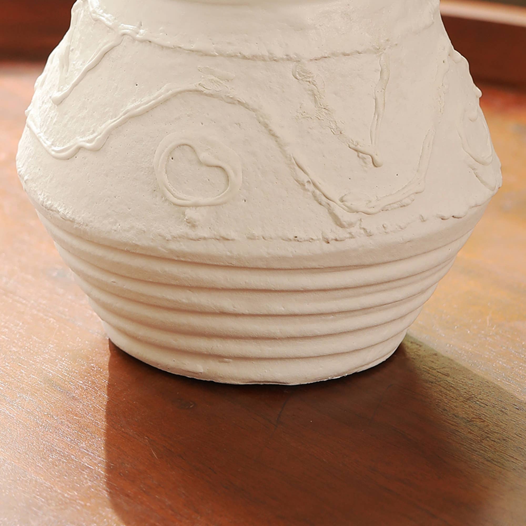 Organic Pattern Terracotta Candle Holder
