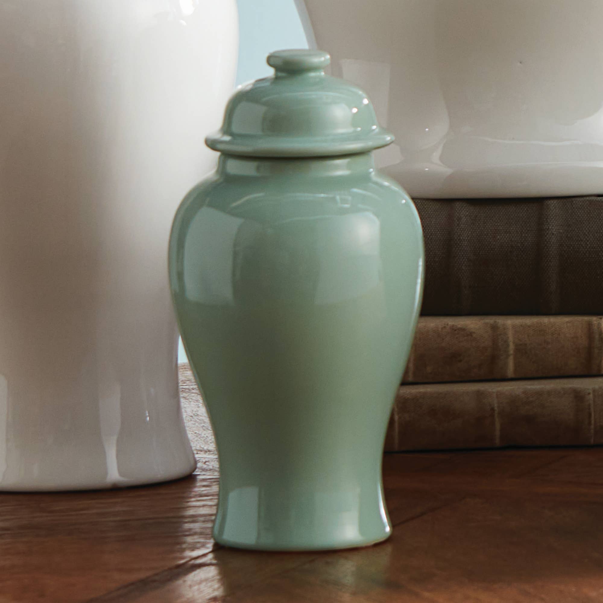 Koa Lidded Mini Ginger Jar Small - Green