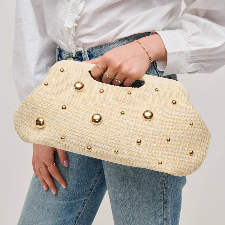 Mallory Studded Clutch