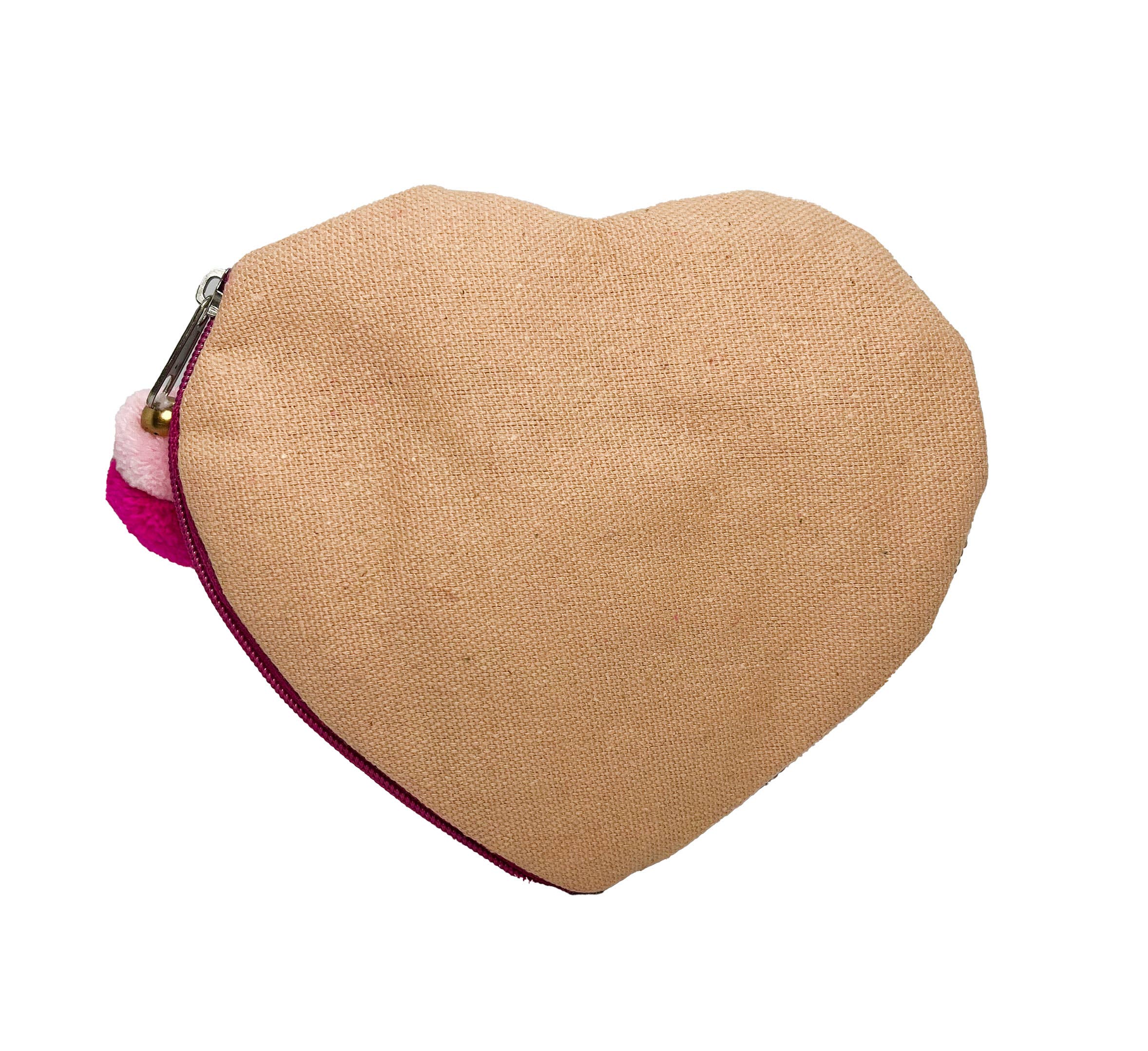 Beaded Heart F**king Broke Coin Purse