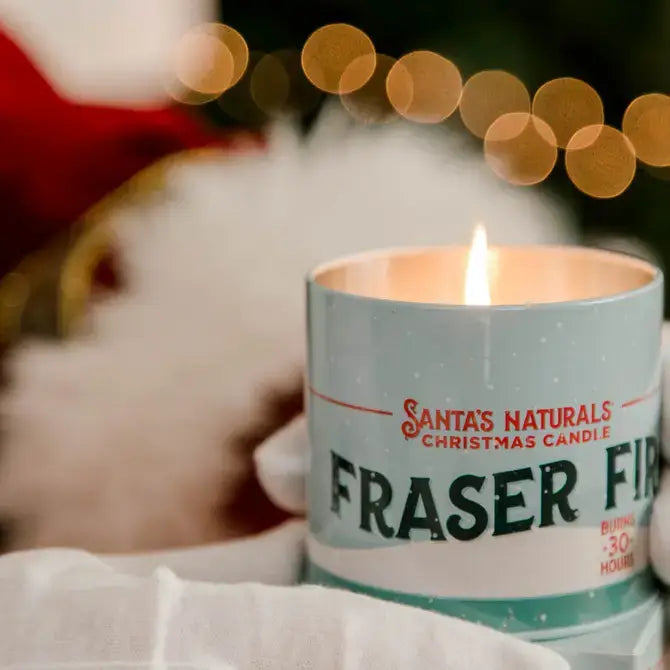 Fraser Fir Natural Christmas Candles