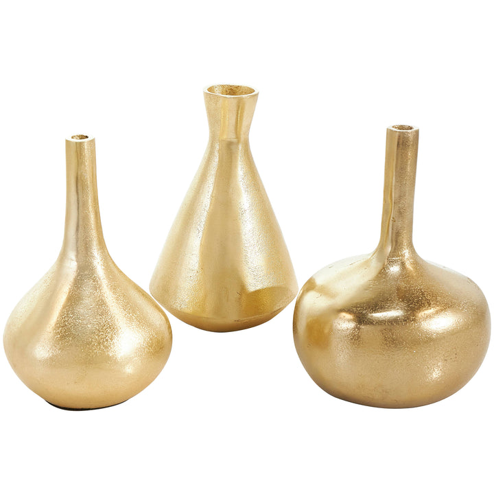 Glam Gold Metal Vase