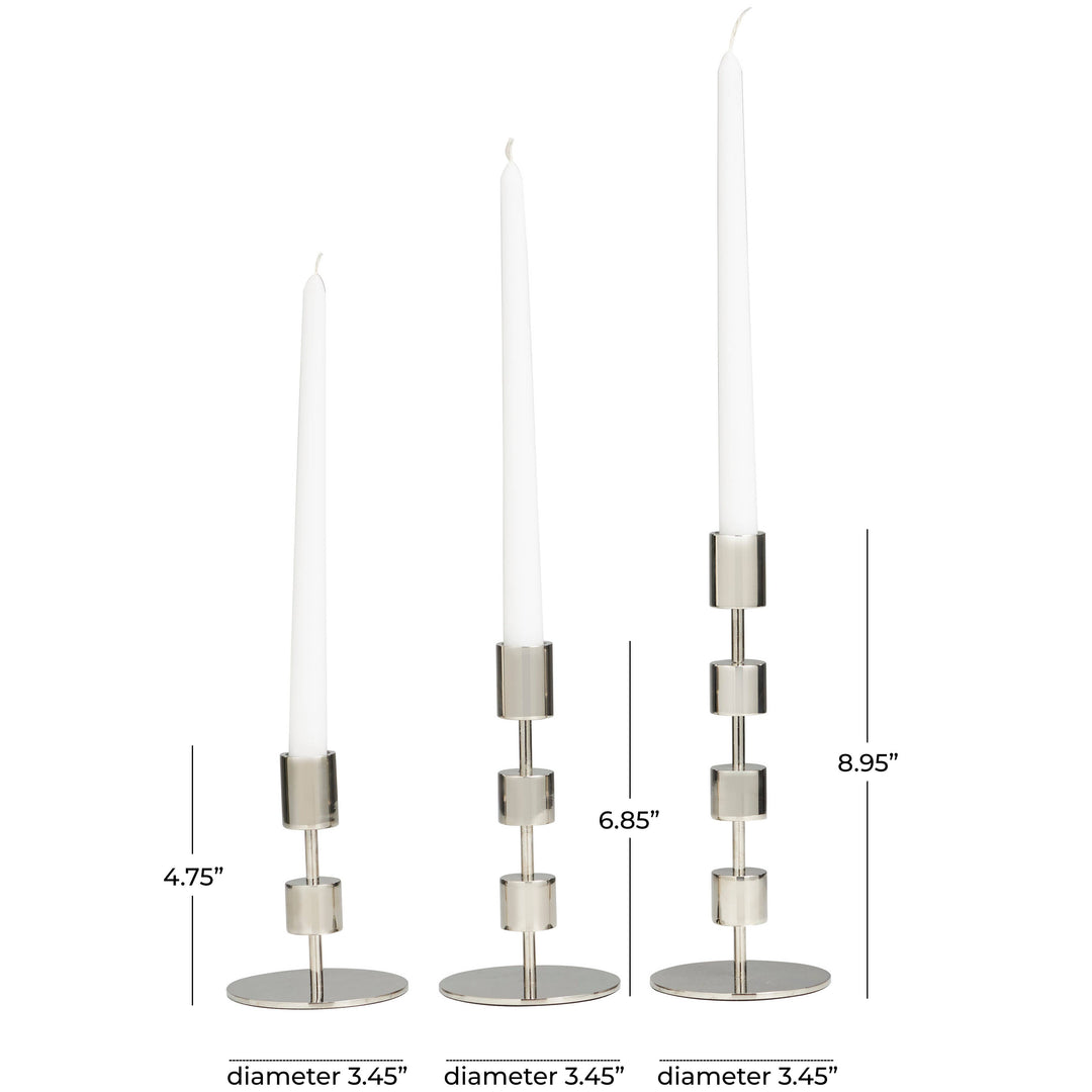 Contemporary Metal Candle Holders