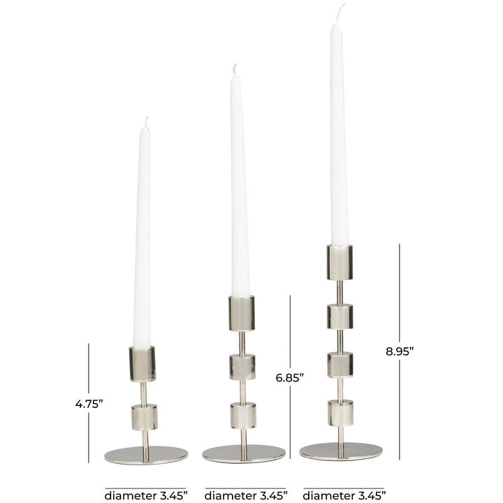 Contemporary Metal Candle Holders