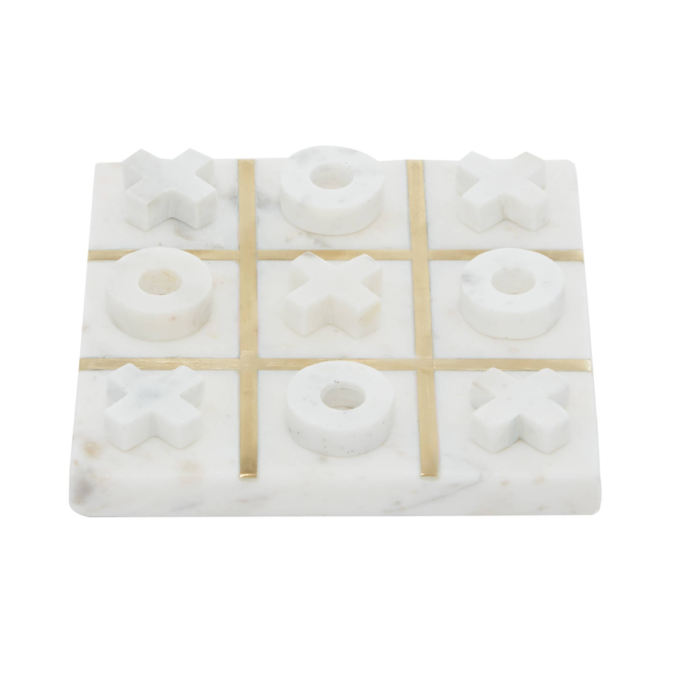 White Marble Game Set