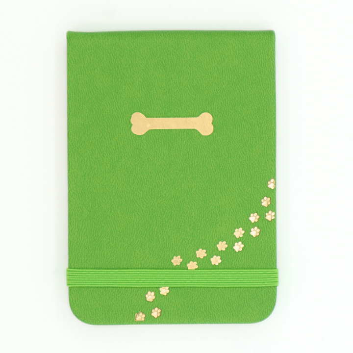 Dog Bone & Dog Paw - Leatherette Pocket Journal